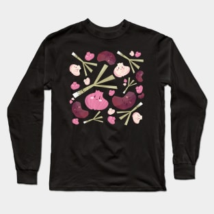 Potato Winter Color Palette Long Sleeve T-Shirt